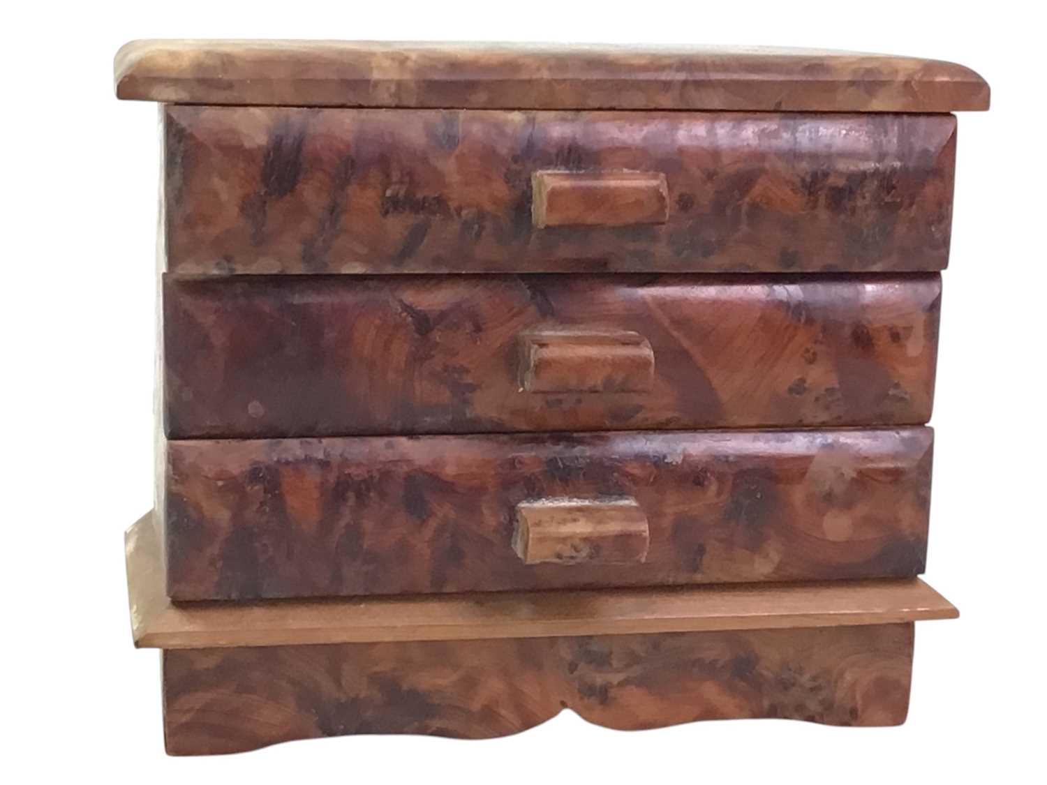 Lot 21 - APPRENTICE PIECE CHEST OF DRAWERS