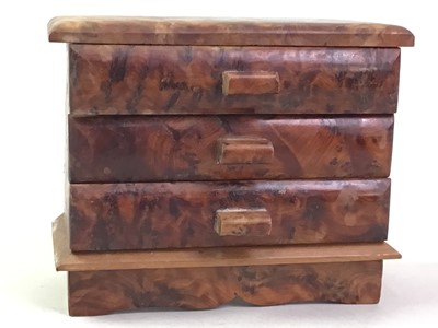 Lot 21 - APPRENTICE PIECE CHEST OF DRAWERS