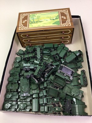 Lot 134 - COLLECTION OF VINTAGE LESNEY DIECAST MILITARY VEHICLES