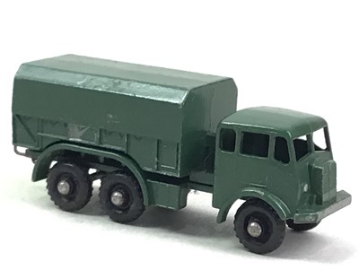 Lot 134 - COLLECTION OF VINTAGE LESNEY DIECAST MILITARY VEHICLES