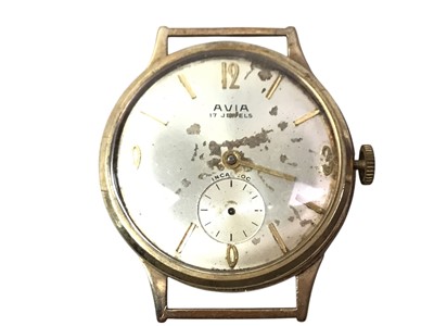 Lot 181 - VINTAGE AVIA GENTS WRIST WATCH