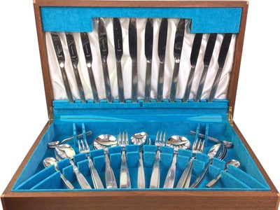 Lot 245 - MID-CENTURY CANTEEN OF CUTLERY