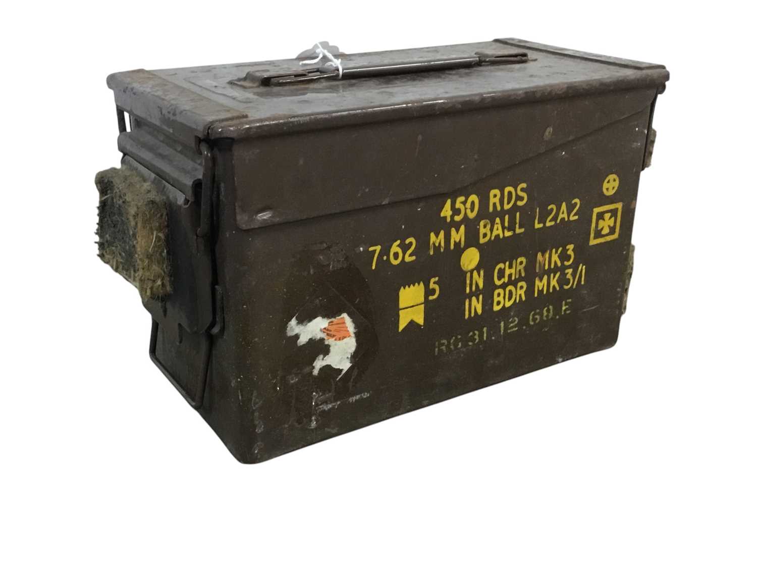 Lot 331 - BRITISH MILITARY ISSUE AMMUNITION BOX