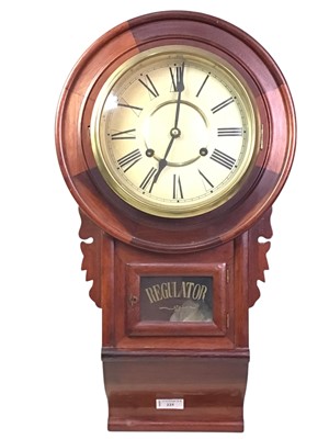 Lot 225 - REGULATOR WALL CLOCK