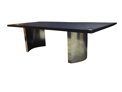 Lot 286 - LARGE CONTEMPORARY DINING TABLE