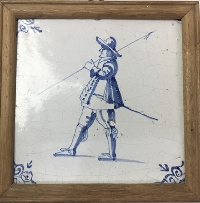 Lot 240 - DUTCH DELFT TILE