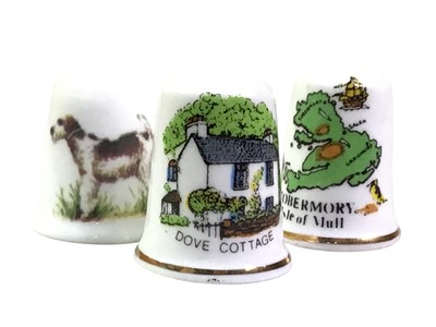 Lot 283 - GROUP OF THIMBLES
