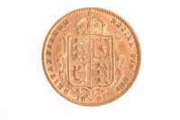 Lot 610 - GOLD HALF SOVEREIGN DATED 1892