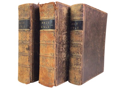 Lot 523 - THE HOLY BIBLE, THE OLD AND THE NEW TESTAMENT