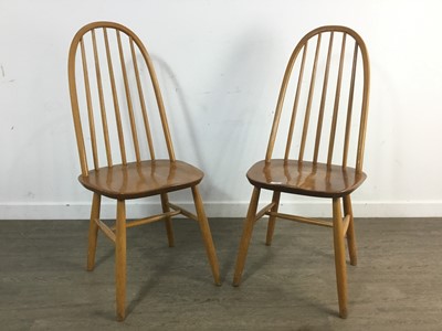 Lot 408 - SET OF FOUR KITCHEN CHAIRS