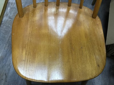 Lot 408 - SET OF FOUR KITCHEN CHAIRS