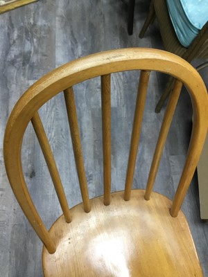 Lot 408 - SET OF FOUR KITCHEN CHAIRS