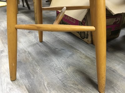 Lot 408 - SET OF FOUR KITCHEN CHAIRS