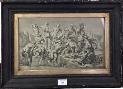 Lot 535 - AFTER MICHELANGELO, THE BATTLE OF CASCINA