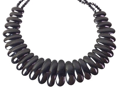 Lot 541 - VINTAGE ART DECO STYLE AMBER BEAD NECKLACE