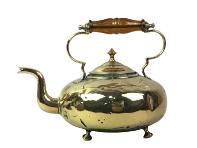 Lot 307 - COLLECTION OF BRASS AND SILVER PLATE