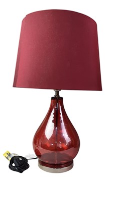 Lot 593 - TWO CONTEMPORARY TABLE LAMPS