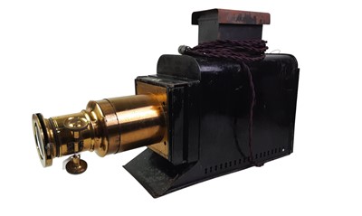 Lot 606 - TIN PLATE MAGIC LANTERN