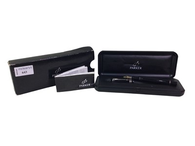 Lot 643 - PARKER FOUNTAIN PEN