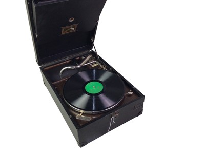 Lot 657 - COLLECTION OF VINTAGE PORTABLE WIND UP GRAMOPHONES