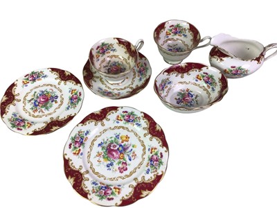 Lot 659 - ROYAL ALBERT CANTERBURY PATTERN TEA SERVICE