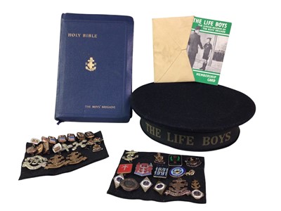 Lot 686 - COLLECTION OF VINTAGE LIFE BOYS / BOYS BRIGADE MEMORABILIA