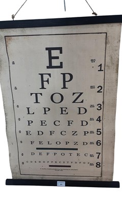Lot 684 - OPHTHALMOLOGY CHART