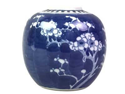 Lot 114 - CHINESE PORCELAIN PRUNUS GINGER JAR