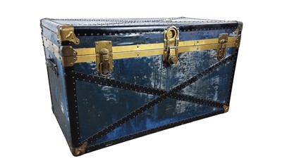 Lot 259 - BRASS BOUND CABIN TRUNK