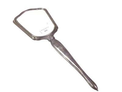 Lot 255 - SILVER HAND MIRROR