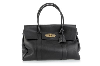 Lot 981 - MULBERRY BAYSWATER HERITAGE BLACK LEATHER HANDBAG