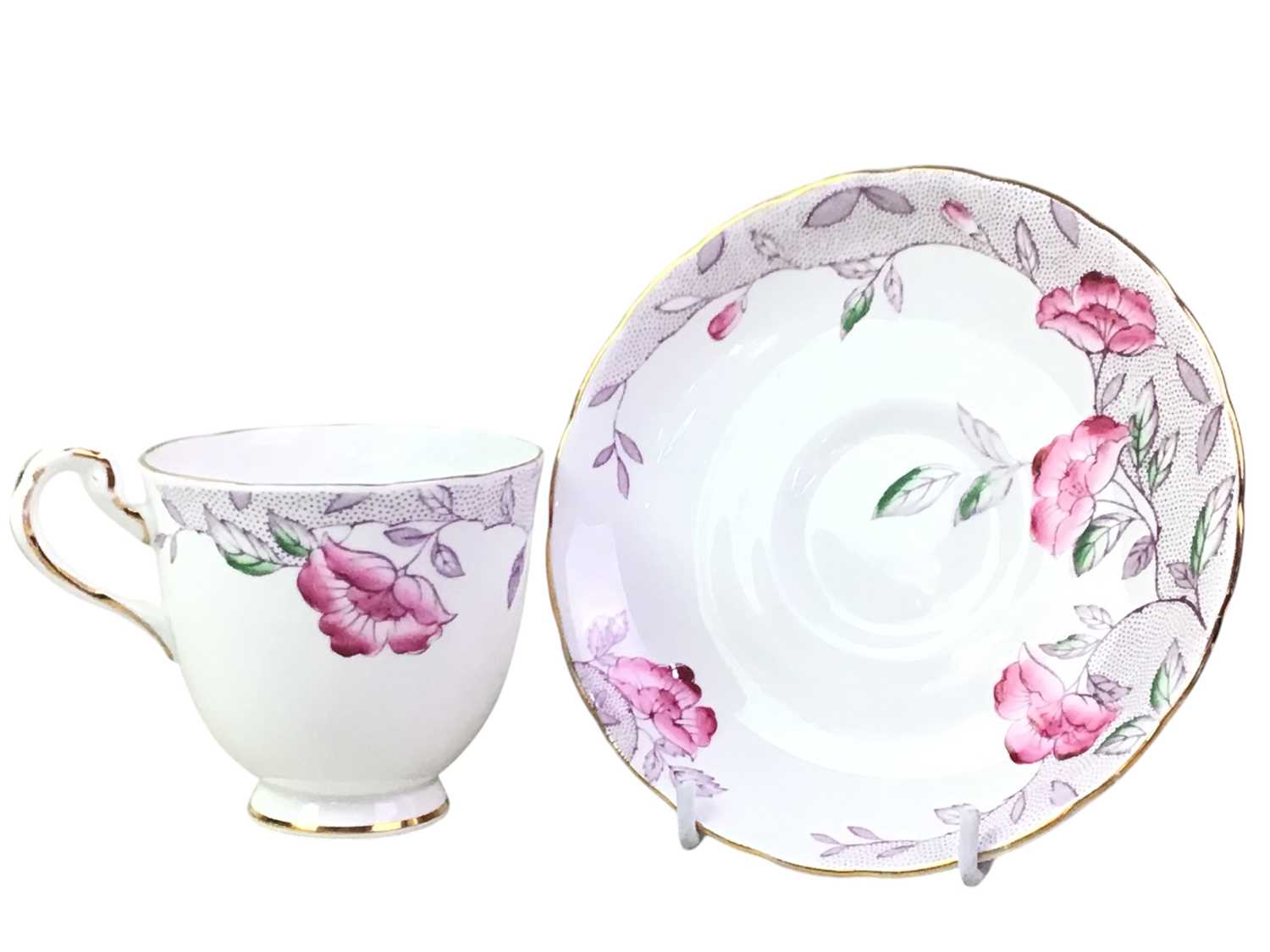 Lot 218 - MELTON NEW CHELSEA STAFFS PART TEA SERVICE