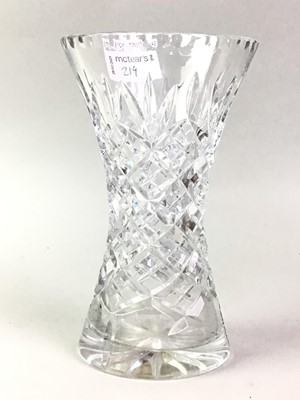 Lot 219 - EDINBURGH CRYSTAL VASE