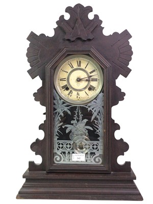 Lot 242 - ANSONIA GINGERBREAD CLOCK