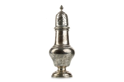 Lot 982 - GEORGE V SILVER SUGAR CASTER