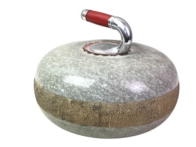 Lot 194 - GRANITE CURLING STONE