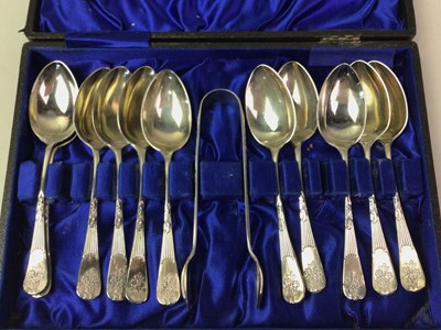 Lot 239 - COLLECTION OF SILVER PLATED CUTLERY