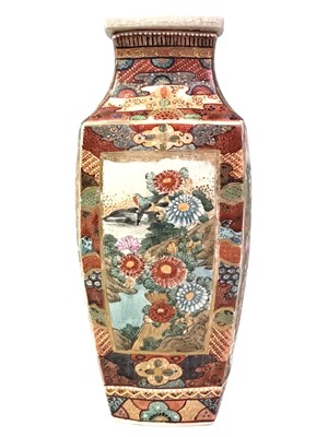 Lot 230 - JAPANESE SATSUMA VASE