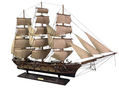 Lot 174 - MODEL OF A SAILING SHIP