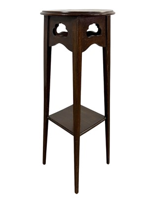 Lot 339 - MAHOGANY PLANT STAND