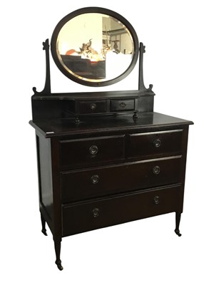 Lot 342 - MAHOGANY DRESSING TABLE