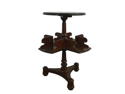 Lot 304 - LATE VICTORIAN MAHOGANY READING TABLE
