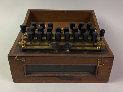 Lot 368 - BAIRD & TATLOCK RESISTENCE BOX