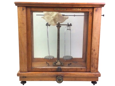 Lot 371 - A. VERBEEK & PECKHOLDT OF DRESDEN, BEAM BALANCE