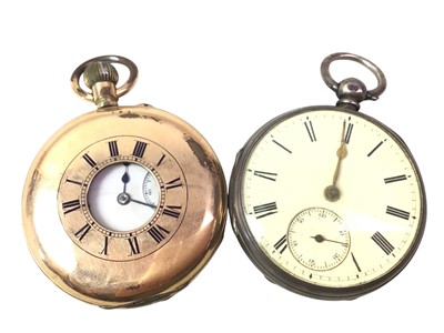 Lot 384 - THREE POCKET WATCHES