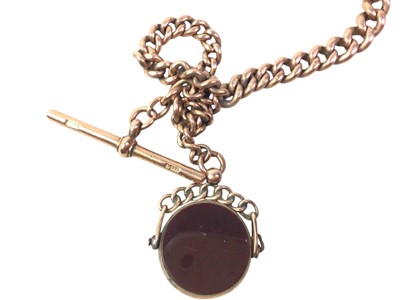 Lot 385 - POCKET WATCH CHAIN