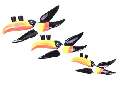 Lot 392 - GROUP OF FIVE GUINNESS WALL ORNAMENTS