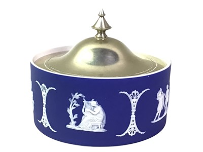 Lot 415 - WEDGWOOD JASPERWARE DISH AND COVER