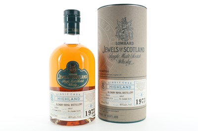 Lot 117 - **GLENURY ROYAL 1973 40 YEAR OLD LOMBARD JEWELS OF SCOTLAND