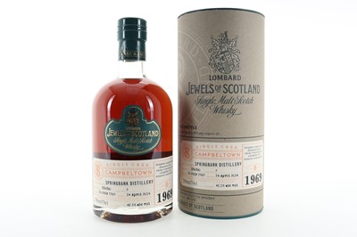 Lot 123 - **SPRINGBANK 1969 44 YEAR OLD LOMBARD JEWELS OF SCOTLAND